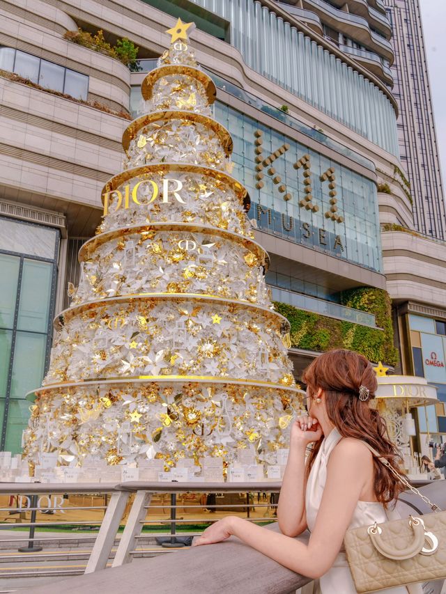 香港聖誕好去處｜K11 MUSEA Dior 聖誕樹