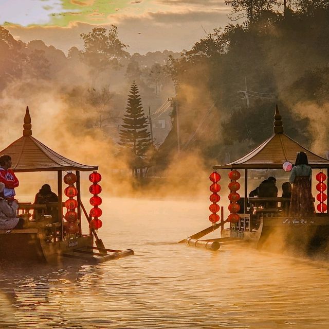 เขื่อนในหมอก ที่เที่ยวบ้านรักไทย แม่ฮ่องสอน