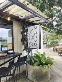 Open air cafe at Equestrian Park 