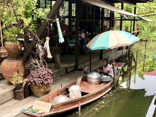 “ตลาดน้ำบางน้ำผึ้ง” ตลาดน้ำใกล้กทม.
