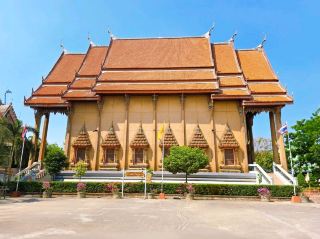The beautiful temple in Kamphaeng Phet.