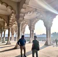 😍 Visiting the majestic Agra Red Fort ♥️