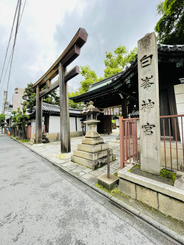 【京都府】白峯神宮境内にある潜龍大神（龍神）