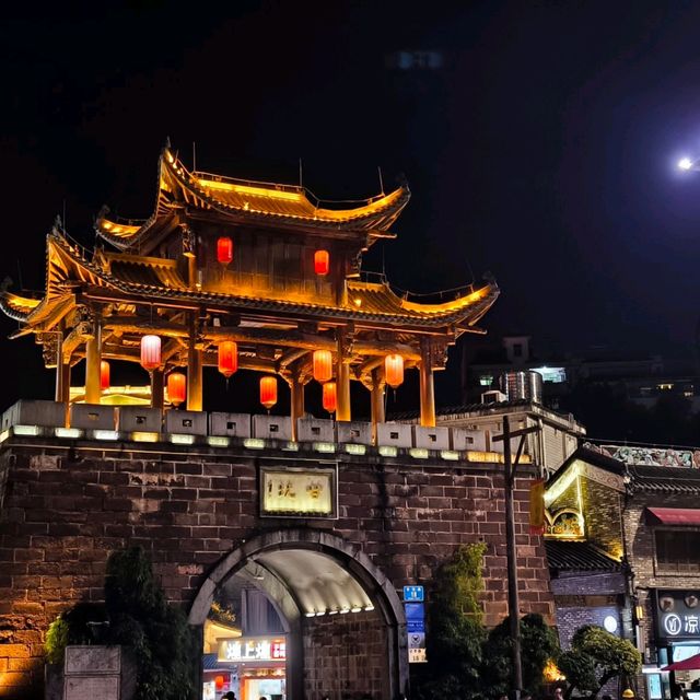 甘坑古鎮的日與夜