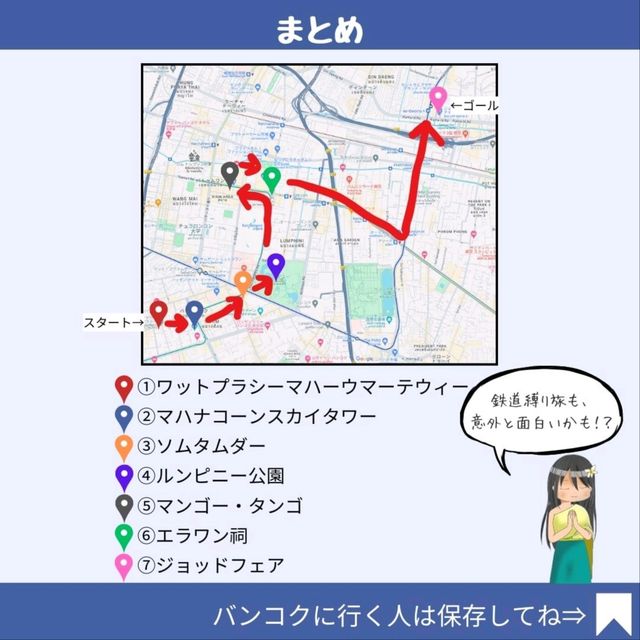 【バンコク】鉄道で回る！BTS・MRT沿線プラン