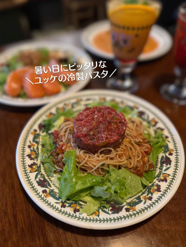【韓国旅行】 ホットプレイス延南洞の高評価ユッケパスタ