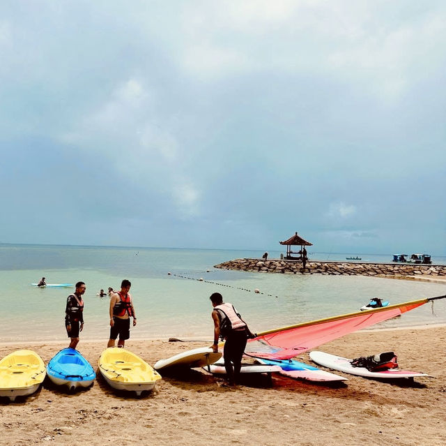 "Kayaking at Club Med Bali: An Invigorating Water Adventure with Scenic Views"