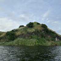 Volcano inside the lake with another island inside the volcano! 