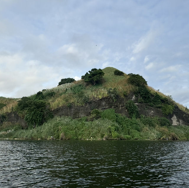 Volcano inside the lake with another island inside the volcano! 