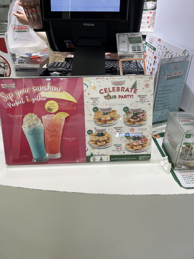 "曼谷味蕾探險：Krispy Kreme 冬甩店冬季美味篇🍩💖"