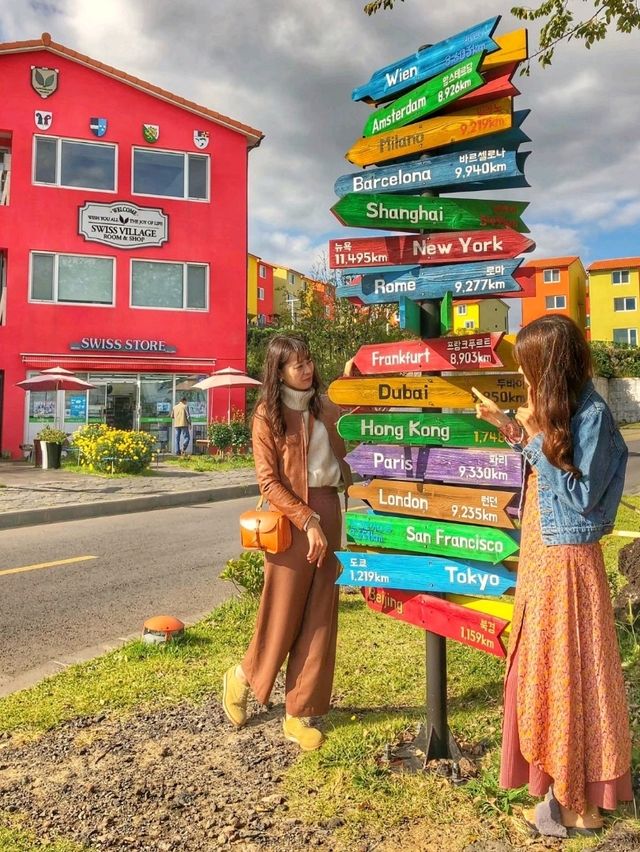 【済州島】カラフルでかわいいスイス村♡