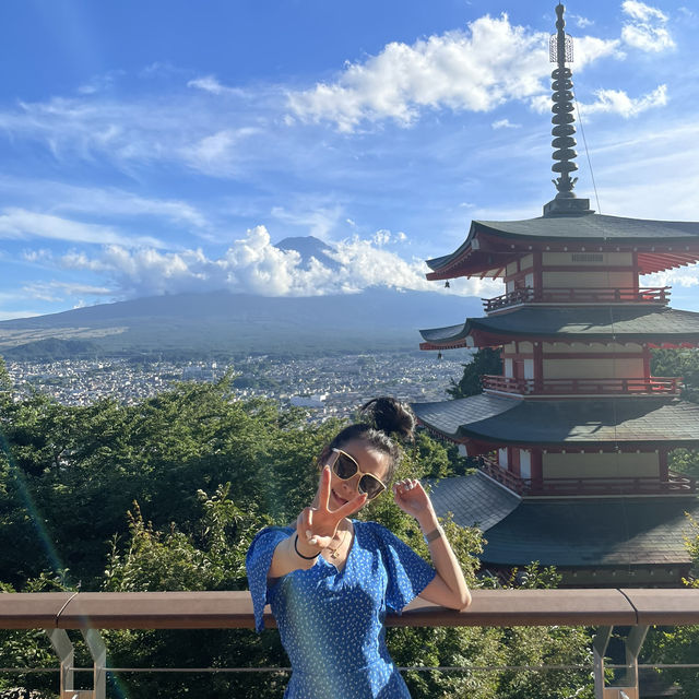 夏季富士山絕景🗻 沒帶白帽的富士山也很迷人！