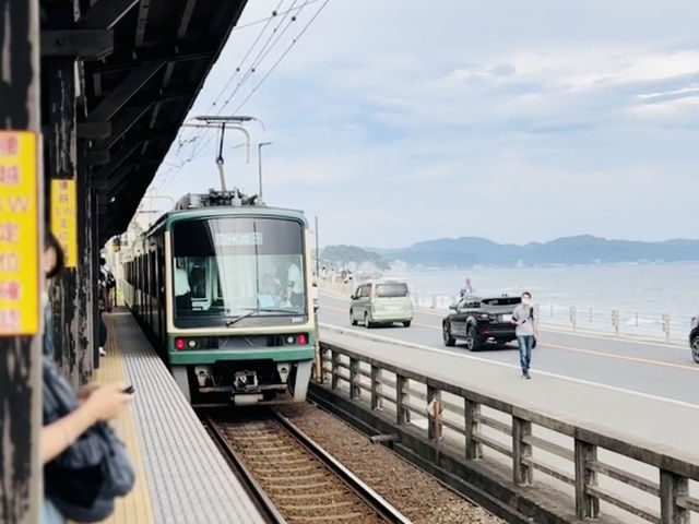 🇯🇵東京近郊鎌倉一日遊🌊 看到富士山的漂亮海岸