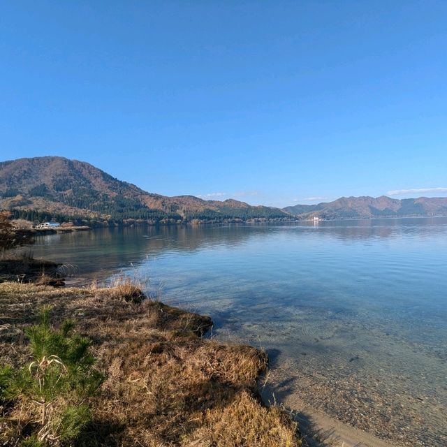 秋田縣能量景點，日本最深的湖泊：田澤湖