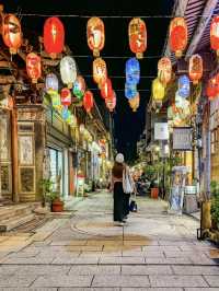 【台南】🏮夜の提灯が彩る幻想的な神農街散策🏮