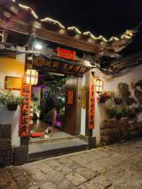 Night view at Old Town of Lijiang 