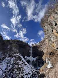 【栃木】今だけ!!氷瀑の華厳の滝