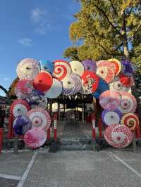 名古屋別小江神社——紙傘映照下的和風浪漫