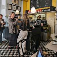 a beautiful cafe
