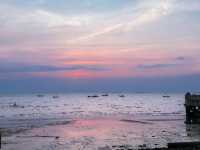 บางแสนวันที่ท้องฟ้าสีชมพู💗🌅🌊