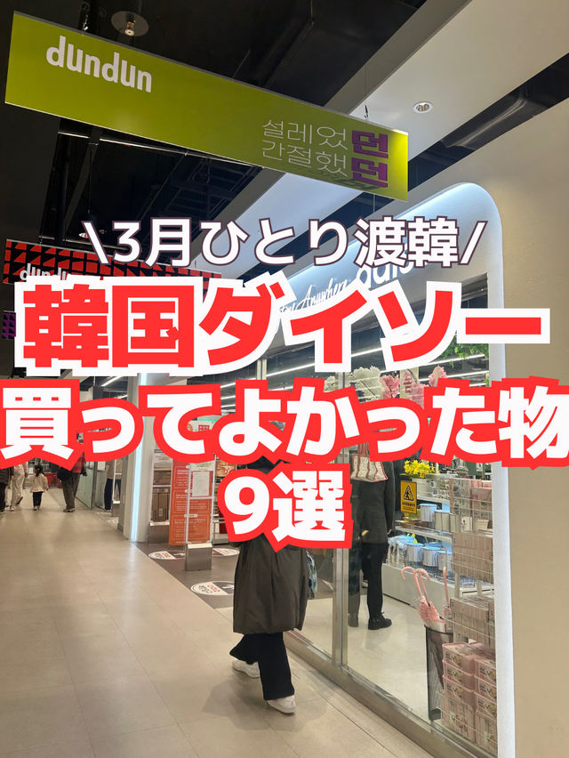  【韓国ダイソー】買って大正解だったもの9選🛍️✨