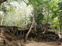 A Mysterious temple, beng mealea temple