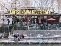 Matsukawa River Cafe คาเฟ่น่านั่งริมน้ำมัตซึกาวะ