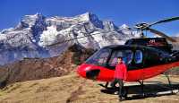 Unforgettable Heli Ride to Everest Base Camp: A Journey Above the Clouds to Top of the World.