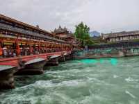 สะพาน langqiao Dujiangyan 