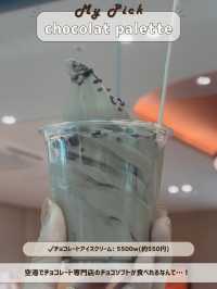 🇰🇷✈️仁川空港で食べる濃厚チョコソフト🍦
