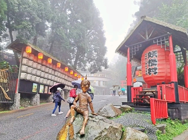 溪頭最美的日式商店街，漫步在妖怪森林的異國風情
