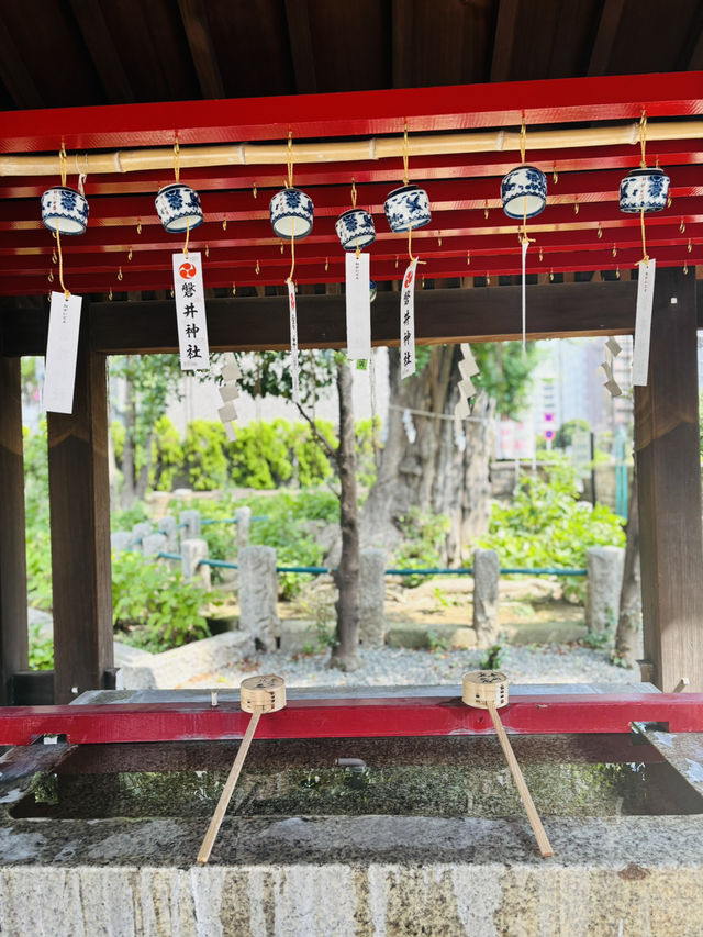 大森🇯🇵磐井神社の万病に効く水が有名みたい⛩️⟡.·