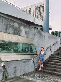 The Helix Bridge – Merlion – Marina Bay สิงคโปร์
