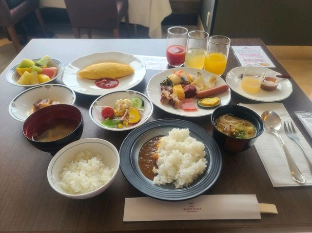 ANA 크라운 플라자 오카야마(ANAクラウンプラザホテル 岡山) 스탠다드 더블룸 고층(조식)