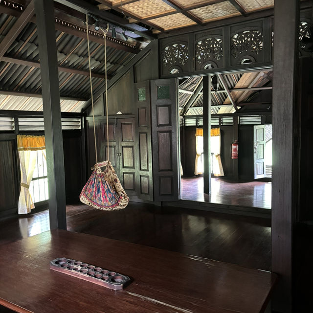 An authentic malay traditional house - it’s almost 100 years old!
