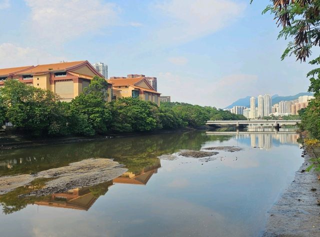 座落於城門河旁的香港文化博物館，免費體驗文化氣息。