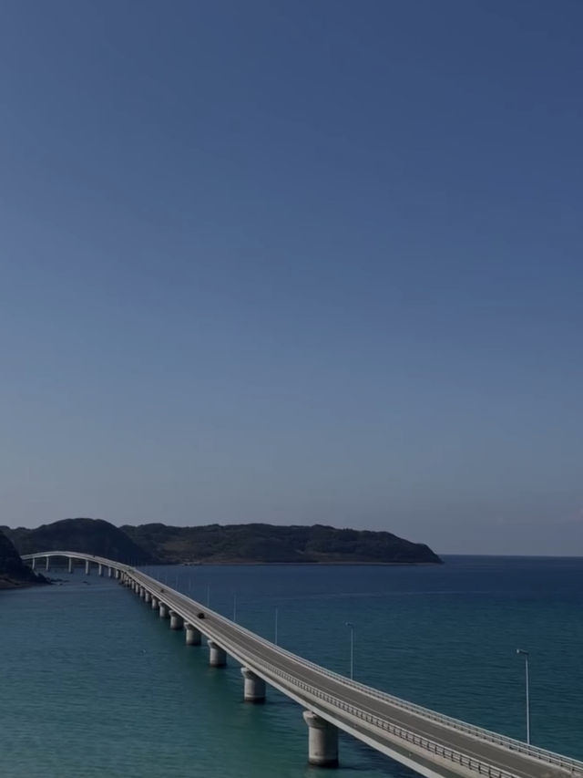 🌉角島大橋｜まるで海外！コバルトブルーの海に架かる絶景ロード