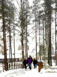 Rovaniemi Finland Santa Clause village is like magic land
