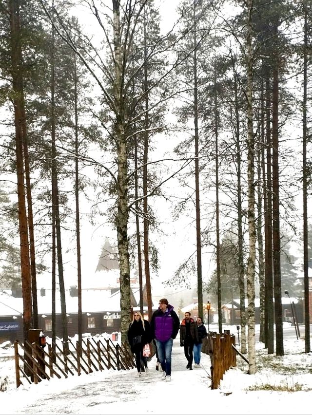Rovaniemi Finland Santa Clause village is like magic land