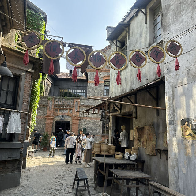 打卡必去❗️上海影視樂園，民初年代電影拍攝場地🎬