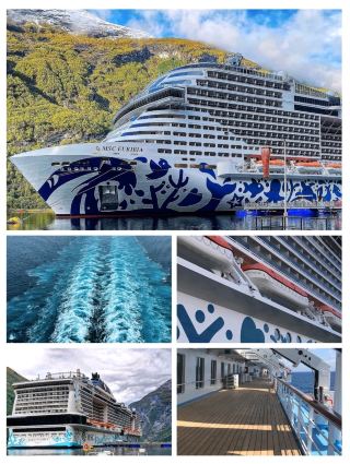 #cruiseholiday
🌊⚓ Luxury on the Sea – MSC Euribia Experience! ✨🚢

If you dream of a perfect ocean escape combining luxury, fun, and breathtaking views — MSC Euribia is pure magic! 💙

🌍 Location:
Sailing through stunning European destinations like Norway, Denmark, Germany, France & the Netherlands 🇳🇴🇩🇰🇩🇪🇫🇷🇳🇱

💸 Average Price:
💶 From around €700 – €1500 per person (depending on cabin type and route)

🕐 Cruise Duration:
⛴️ Usually 7 nights / 8 days — the perfect week at sea!

✨ Highlights:
🌅 Spectacular Ship Design – A floating art piece with futuristic style and eco-friendly technology ♻️
🍽️ World-Class Dining – Italian elegance meets global cuisine — from fine dining to buffet feasts 🍝🍣
🎭 Entertainment Galore – Broadway-style shows, live music, and themed parties every night 🎶💃
👨👩👧 Family Friendly – Kids’ clubs, water parks & activities make it ideal for families 👶👧
🏊 Endless Relaxation – Infinity pools, Jacuzzis, and a dreamy spa to melt your stress away 🧖♀️💆♀️
🌌 Scenic Sailing – Watch magical sunsets and northern lights right from your balcony 🌠

🚢 Eco Innovation:
MSC Euribia is one of the most sustainable ships — powered by LNG (liquefied natural gas) and showcasing ocean protection art on its hull 🌎💚

📍 How to Reach:
🛫 Fly to embarkation ports like Copenhagen, Kiel, or Rotterdam — the cruise line arranges smooth transfers 🚐

💬 Verdict:
MSC Euribia is not just a cruise — it’s a floating city of dreams! From romance to family fun, it offers unforgettable experiences for every traveler ❤️✨

#MSCEuribia #CruiseLife #SailingInStyle #LuxuryAtSea #MSCcruises #TravelGoals 🌊🚢💙

