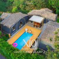 "Giant Cabin Glamp G2" ห้องพักสไตล์แกลมปิ้งเขาใหญ่