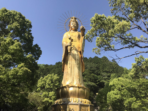 三重・大観音寺🎵】黄金観音×神獣×カラオケ!? 個性爆発の聖地へ | Trip