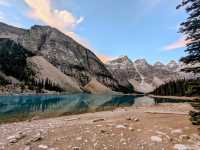 夢蓮湖（Moraine Lake）的日出美景！！
