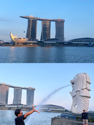 インテリア小物 シンガポール Singapore ペン立て マーライオン