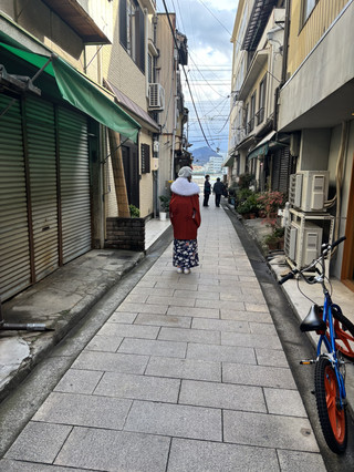 尾道街頭漫步。