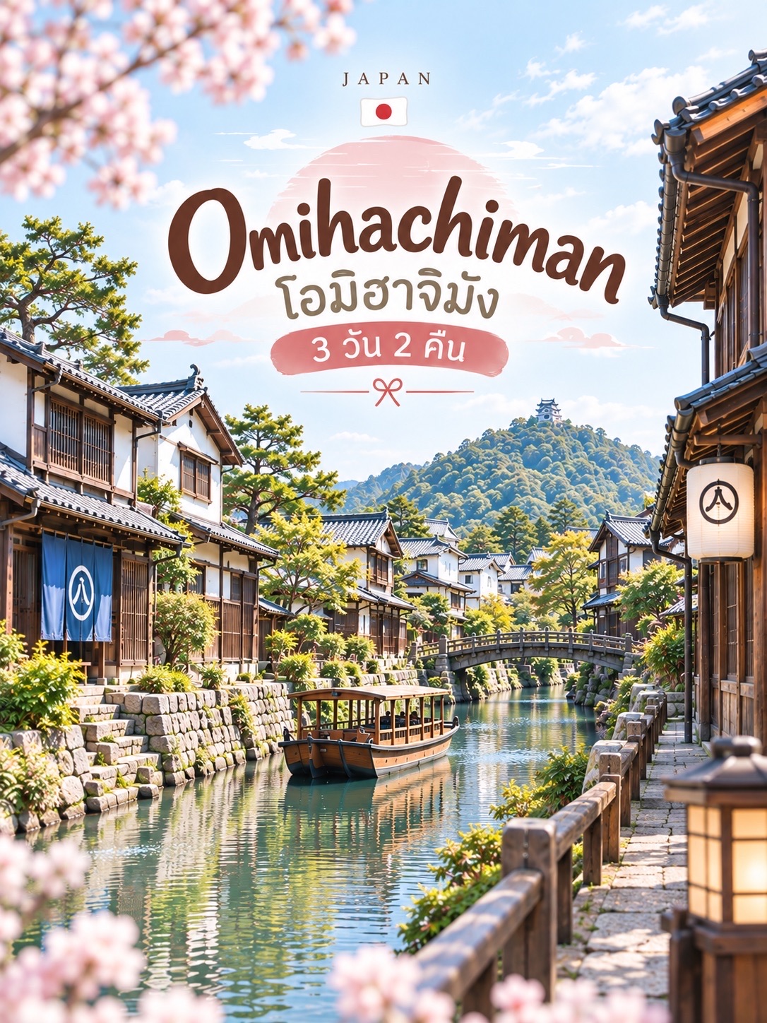 🇯🇵 近江八幡，一個沿著運河而建的迷人古鎮。