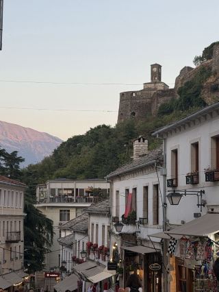 [Albania] Gjirokastra, a World Heritage fortified city with rows of stone roofs