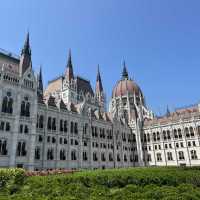 The parliament of Budapest