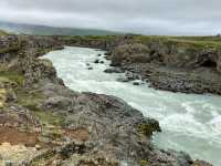 Hiking to spectacular Goðafoss 🗺️